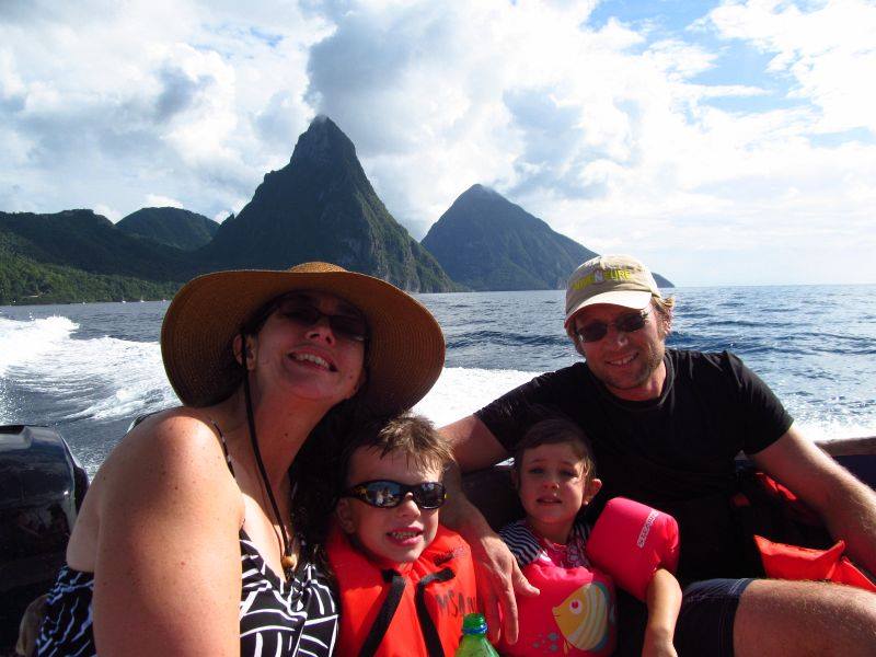 Family Travel Picture St Lucia